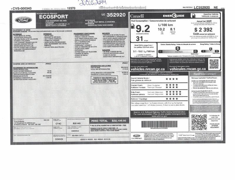 2020 Ford EcoSport - Image 10