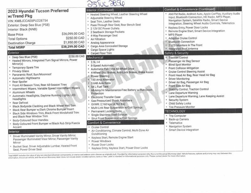 2023 Hyundai Tucson - Image 21