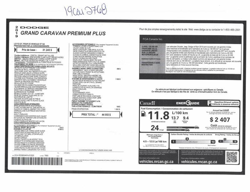 2019 Dodge Grand Caravan - Image 10