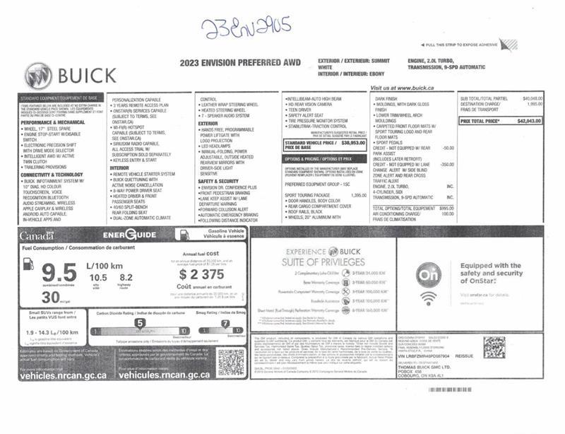 2023 Buick Envision - Image 20