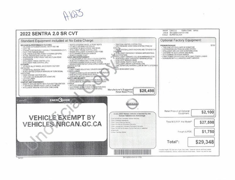 2022 Nissan Sentra - Image 10