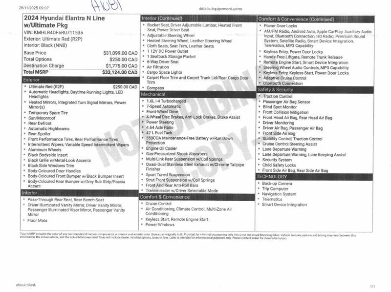 2024 Hyundai Elantra - Image 11