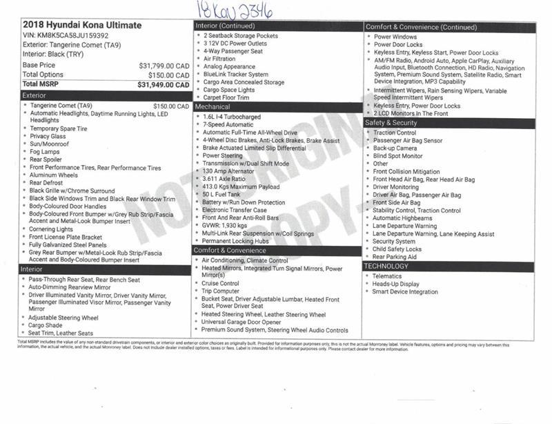 2018 Hyundai Kona - Image 8