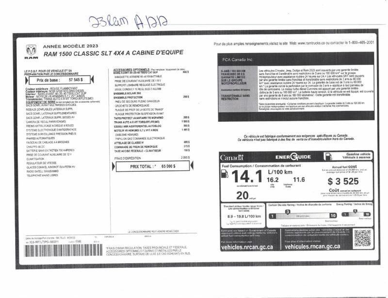 2023 Ram 1500 - Image 18