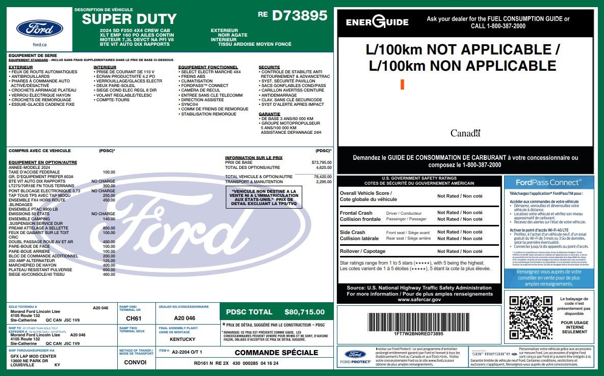 Ford Super Duty F-250 SRW 2024