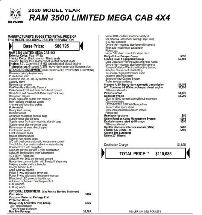 ram 3500 2020 - 15