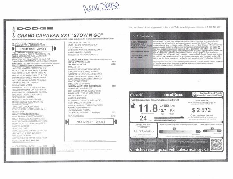 2016 Dodge Grand Caravan - Image 11