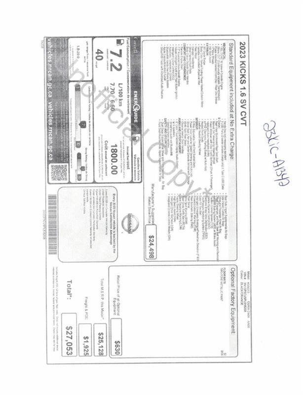 2023 Nissan Kicks - Image 10