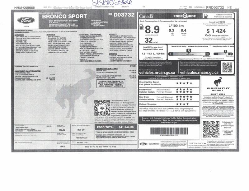 ford Bronco Sport 2023 - 13