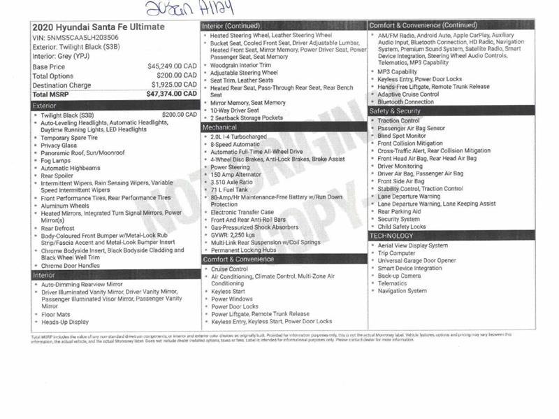 2020 Hyundai Santa Fe - Image 10