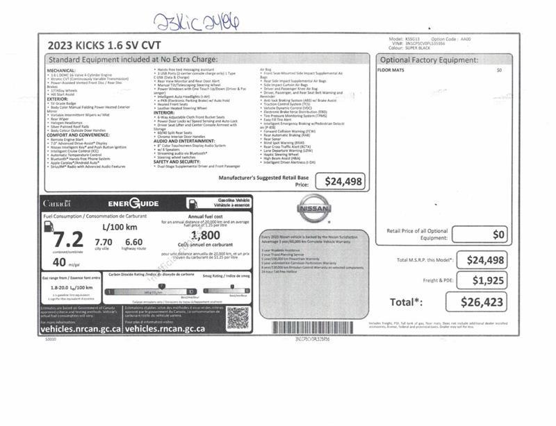 2023 Nissan Kicks - Image 8