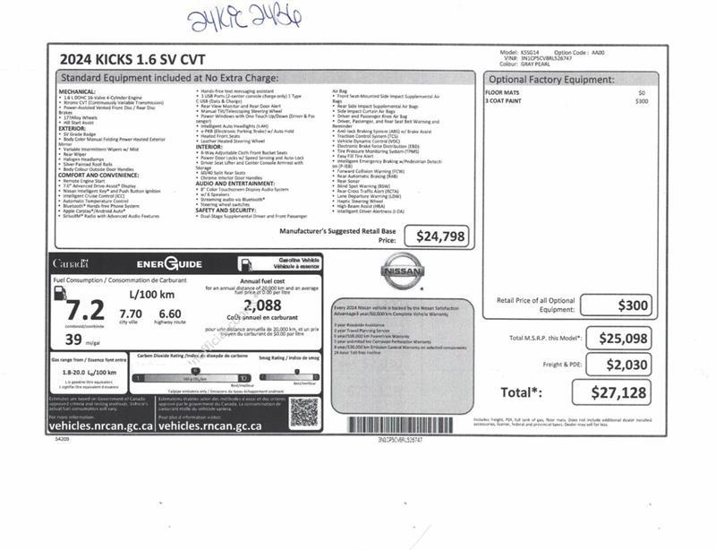 2024 Nissan Kicks - Image 10