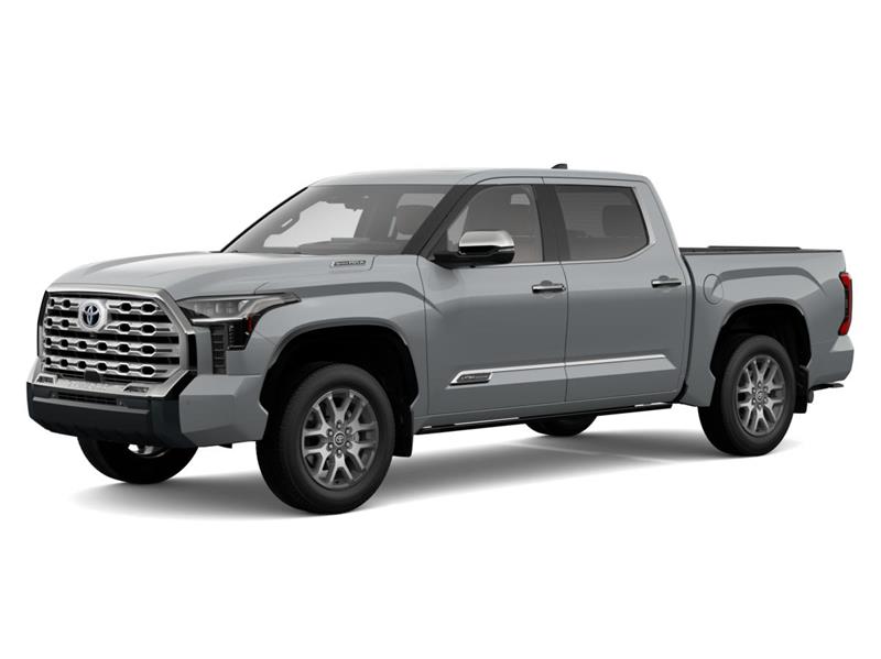 Silver 2026 Toyota Tundra Hybrid Pickup Truck Four-Wheel Drive Automatic