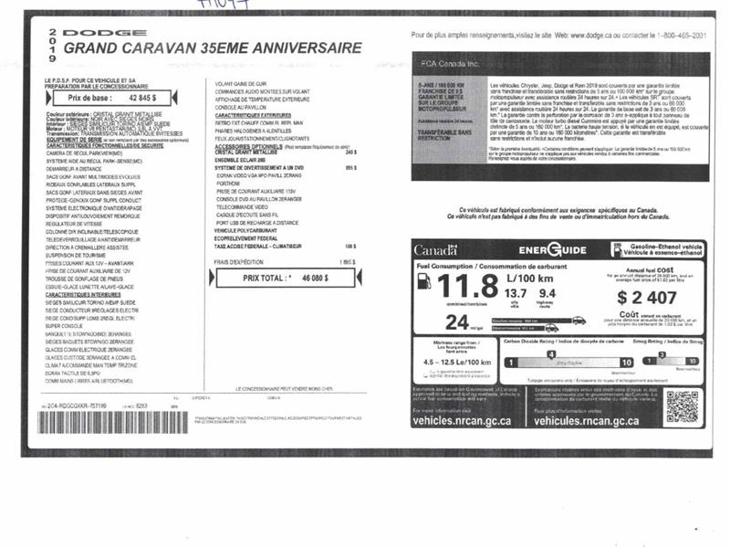 dodge Grand Caravan 2019 - 10