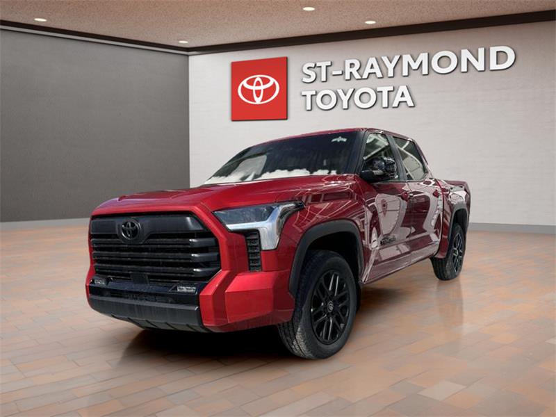 Red 2026 Toyota Tundra Limited CrewMax Cab 4WD Pickup Truck Four-Wheel Drive Automatic