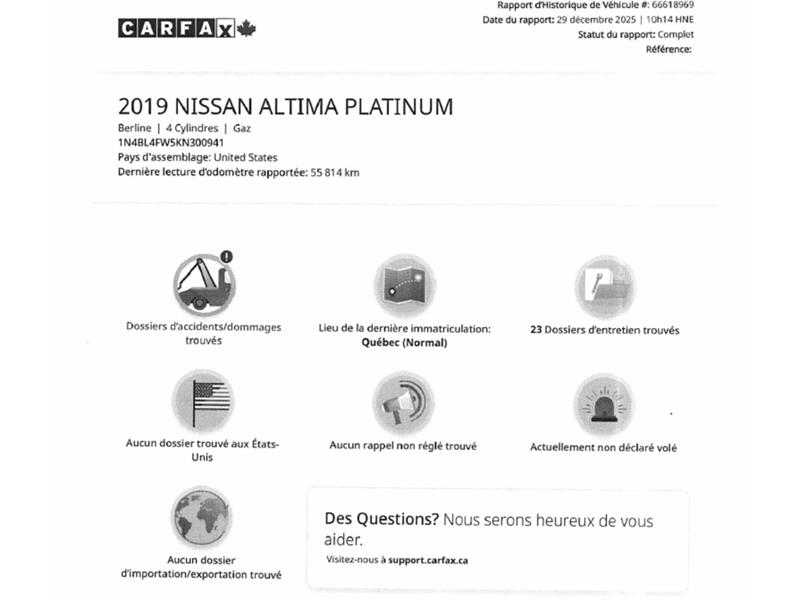 nissan Altima 2019 - 2