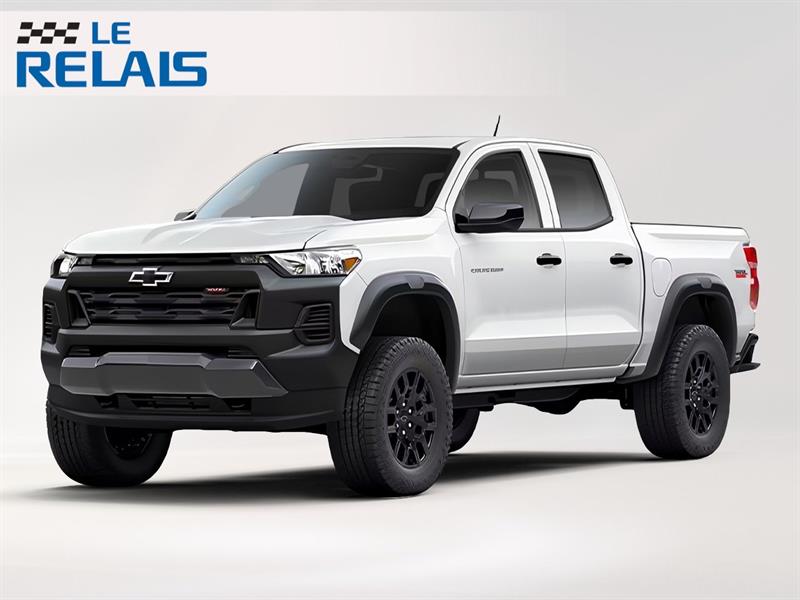 White 2026 Chevrolet Colorado Trail Boss Crew Cab 4WD Pickup Truck Four-Wheel Drive Automatic