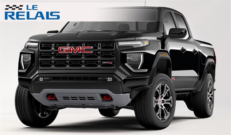 Black 2026 GMC Canyon AT4 Crew Cab 4WD Pickup Truck Four-Wheel Drive Automatic