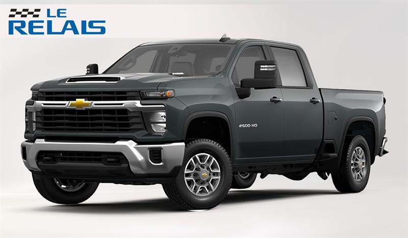 Gray 2026 Chevrolet Silverado 2500HD LT Crew Cab 4WD Pickup Truck Four-Wheel Drive Automatic