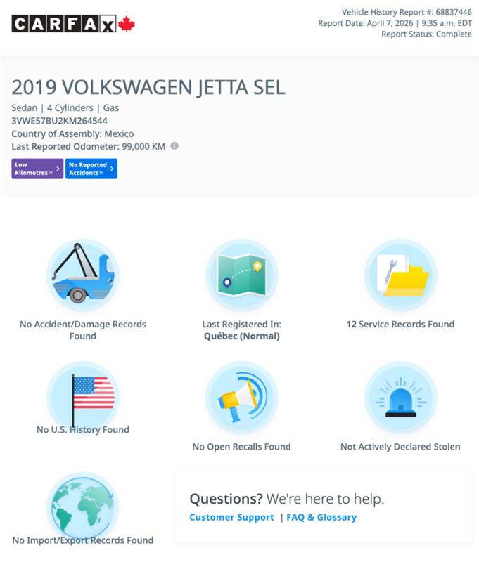 volkswagen Jetta 2019 - 2