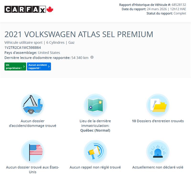 volkswagen Atlas 2021 - 2