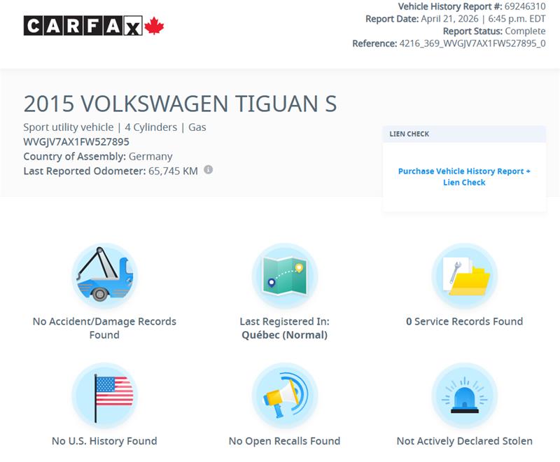 volkswagen Tiguan 2015 - 2