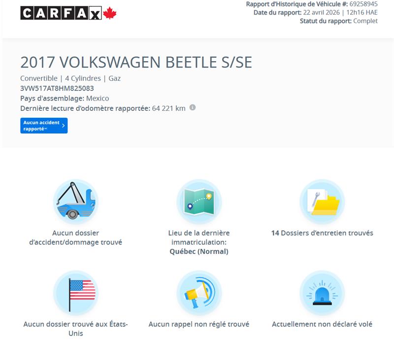 volkswagen Beetle Décapotable 2017 - 3
