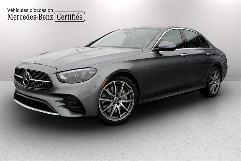 Gray 2023 Mercedes-Benz E-Class E 450 4MATIC Sedan All-Wheel Drive Automatic