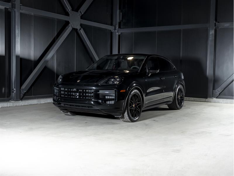 Black 2025 Porsche Cayenne Coupe GTS AWD Coupe All-Wheel Drive Automatic