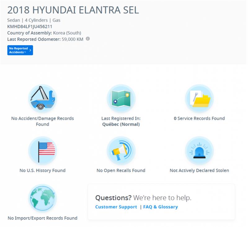 hyundai Elantra 2018 - 2