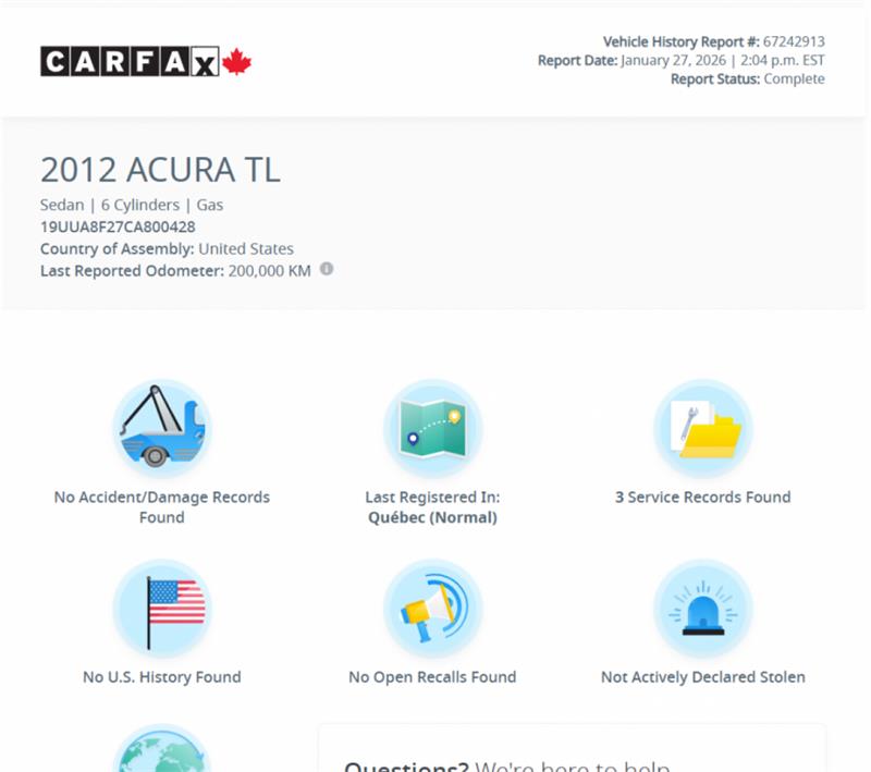 acura TL 2012 - 2