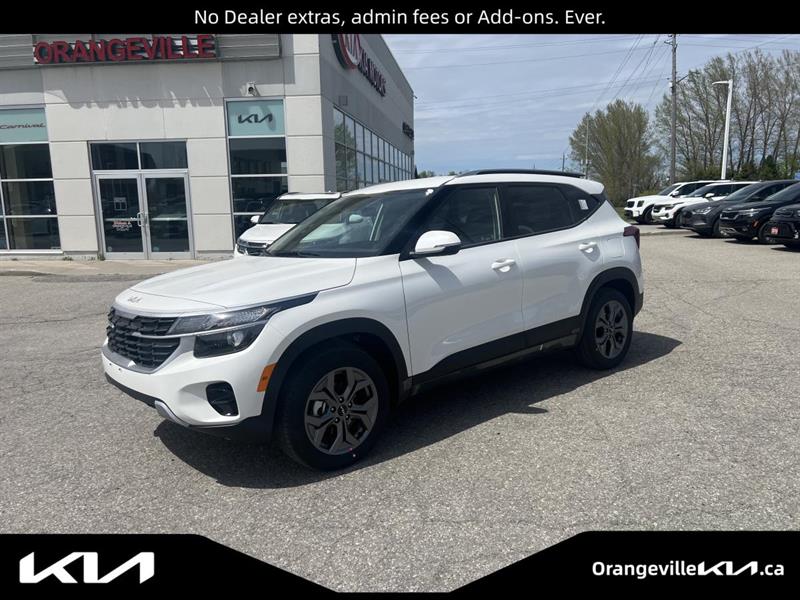 White 2026 Kia Seltos LX FWD SUV / Crossover Front-Wheel Drive Manual
