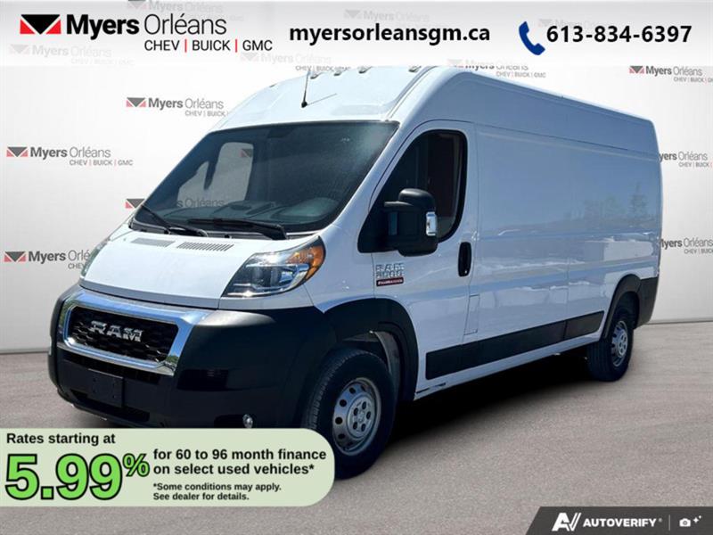 ram ProMaster fourgonnette utilitaire 2019
