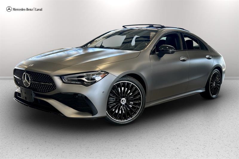 Gray 2025 Mercedes-Benz CLA 250 4MATIC Coupe All-Wheel Drive Automatic