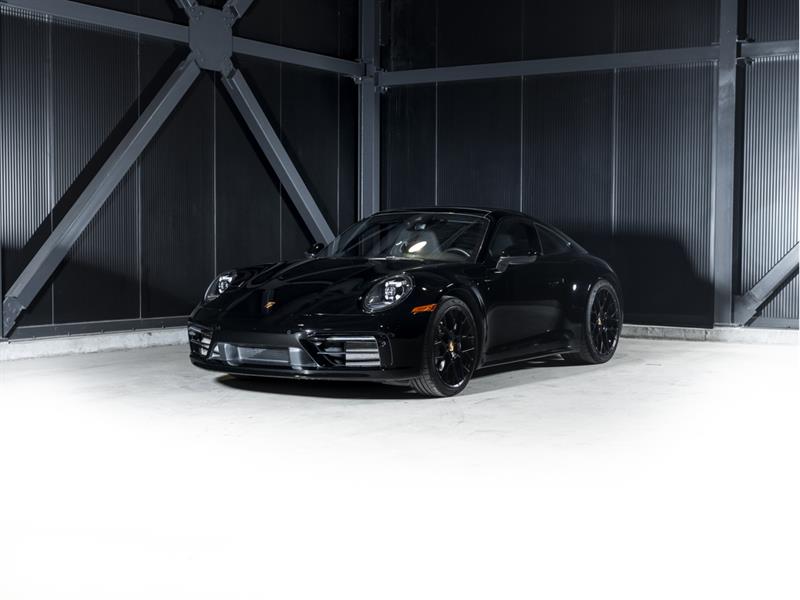 Black 2022 Porsche 911 Carrera Coupe RWD Coupe Rear-Wheel Drive Automatic