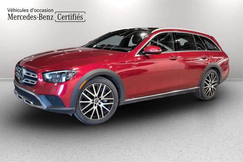 Red 2022 Mercedes-Benz E-Class All-Terrain E 450 4MATIC AWD Wagon All-Wheel Drive Automatic