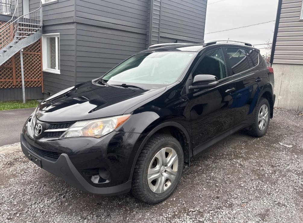 Black 2015 Toyota RAV4 LE SUV / Crossover Front-Wheel Drive Automatic