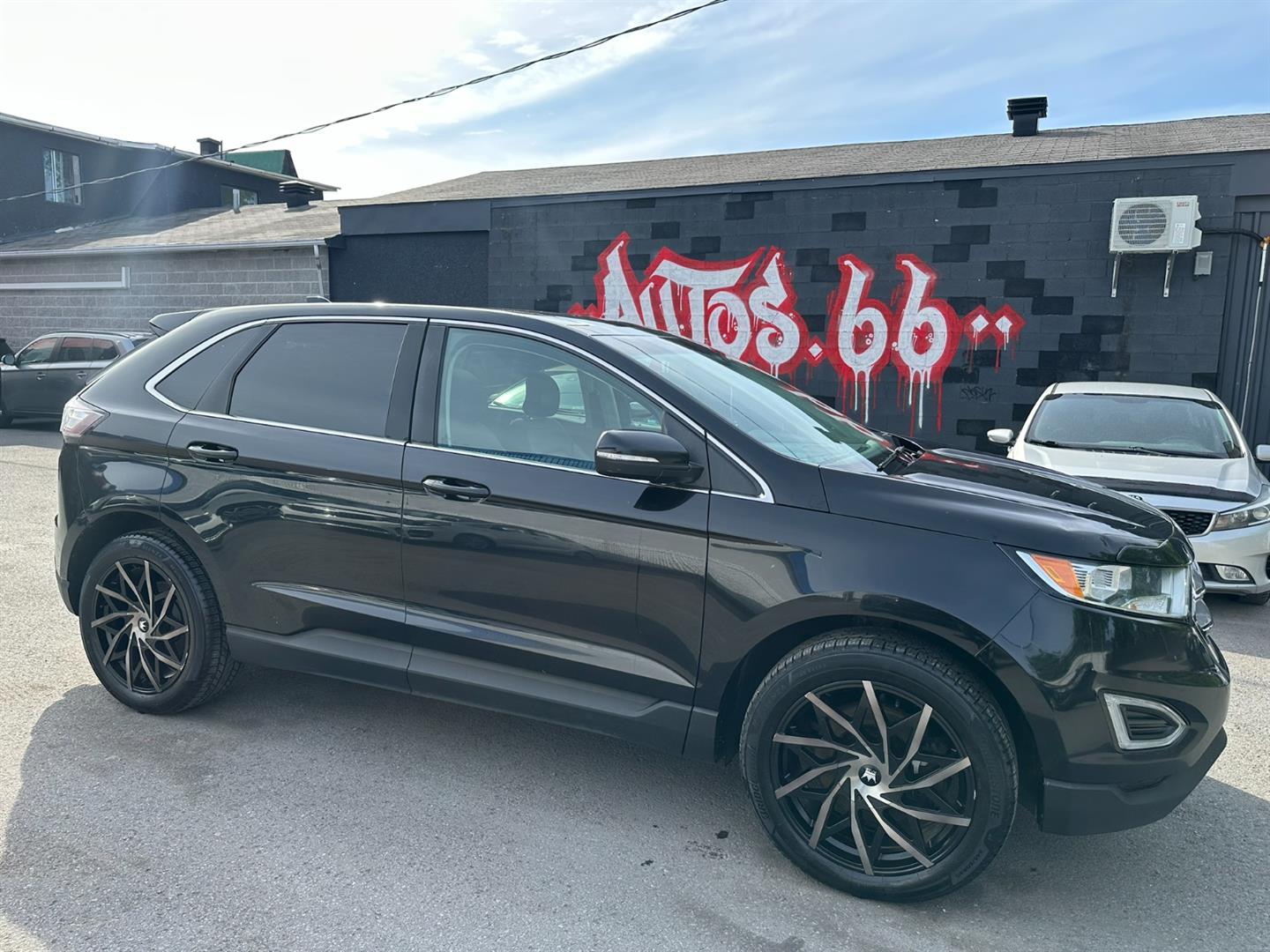 Black 2017 Ford Edge SUV / Crossover All-Wheel Drive Automatic