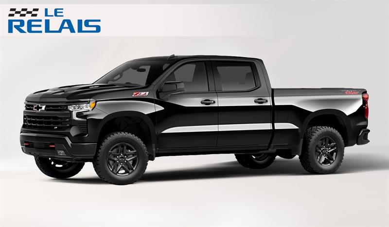 Black 2026 Chevrolet Silverado 1500 LT Trail Boss Crew Cab 4WD Pickup Truck Four-Wheel Drive Automatic