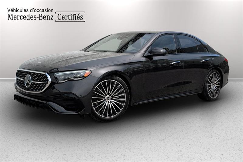 Gray 2025 Mercedes-Benz E-Class E 450 4MATIC Sedan All-Wheel Drive Automatic