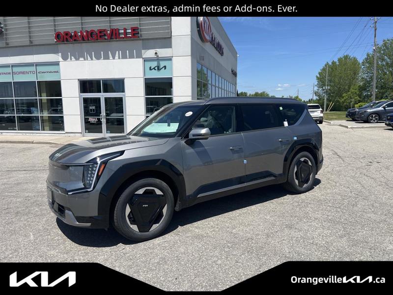Gray (PEBBLE GREY) 2026 Kia EV9 Land AWD SUV / Crossover All-Wheel Drive Automatic