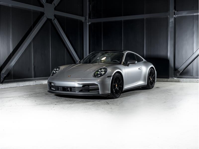 Silver 2025 Porsche 911 Carrera T Coupe RWD Coupe Rear-Wheel Drive Manual