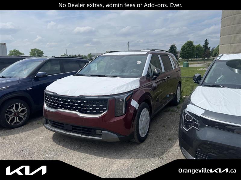 Red 2026 Kia Carnival Minivan Front-Wheel Drive Automatic