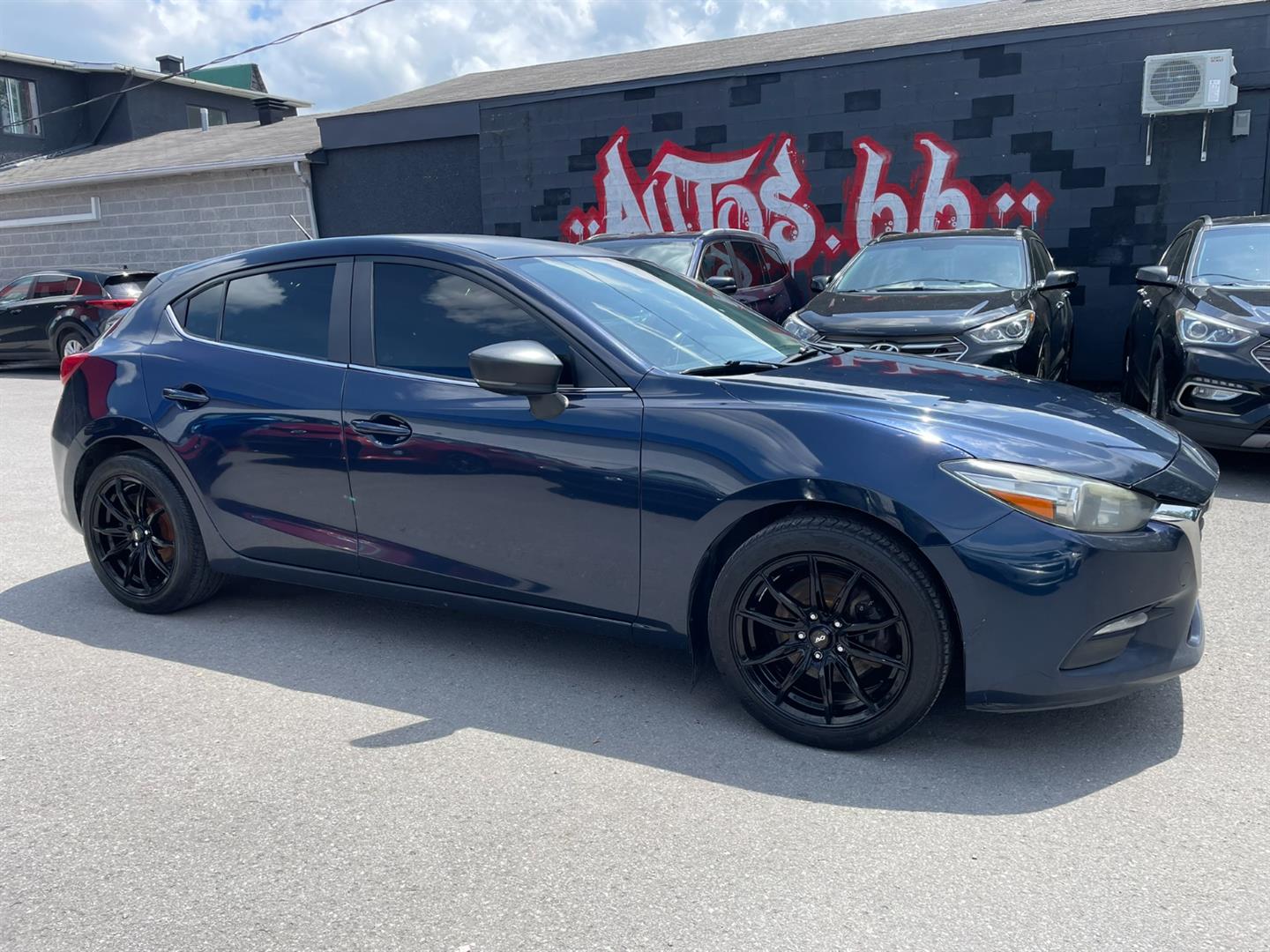 Blue 2018 Mazda MAZDA3 Sport GS Hatchback Automatic