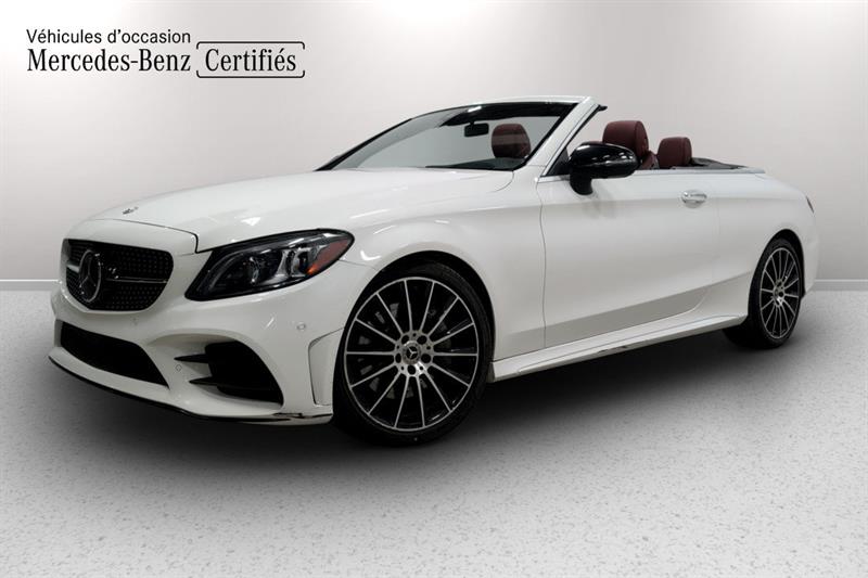 White 2022 Mercedes-Benz C-Class C 300 Cabriolet 4MATIC Convertible All-Wheel Drive Automatic