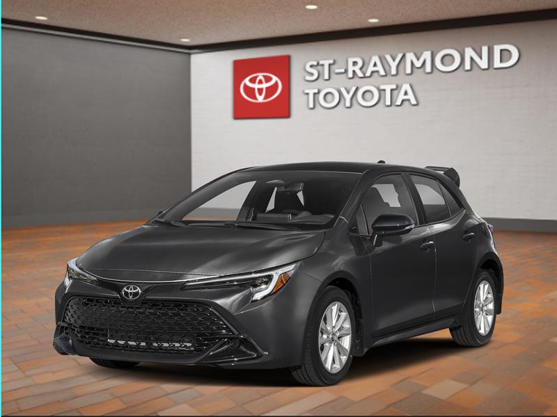 Black 2026 Toyota Corolla Hatchback Continuously Variable Transmission