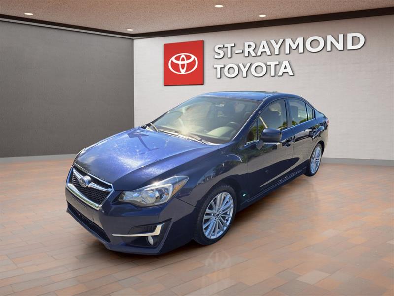 Blue 2016 Subaru Impreza Sedan All-Wheel Drive Continuously Variable Transmission
