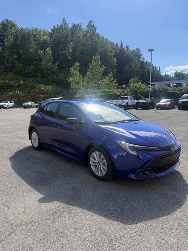Blue 2026 Toyota Corolla Hatchback Hatchback Continuously Variable Transmission