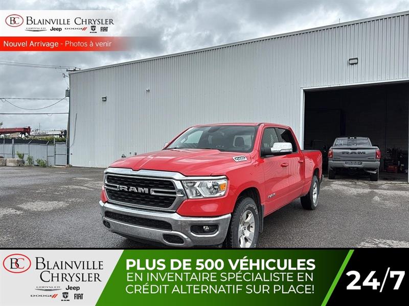 Red 2022 RAM 1500 Pickup Truck Four-Wheel Drive Automatic