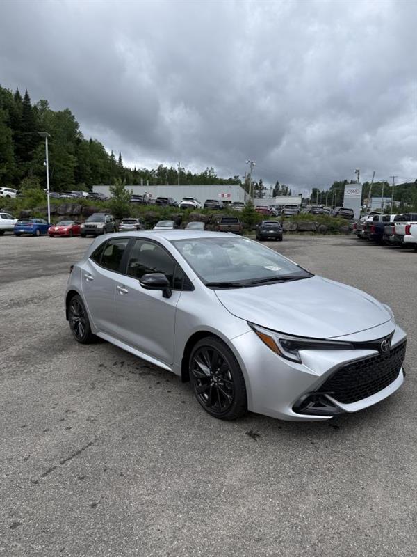 Silver 2026 Toyota Corolla Hatchback Hatchback Front-Wheel Drive Continuously Variable Transmission